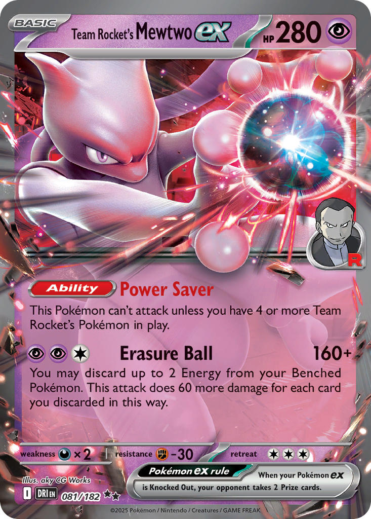 Team Rocket’s Mewtwo ex